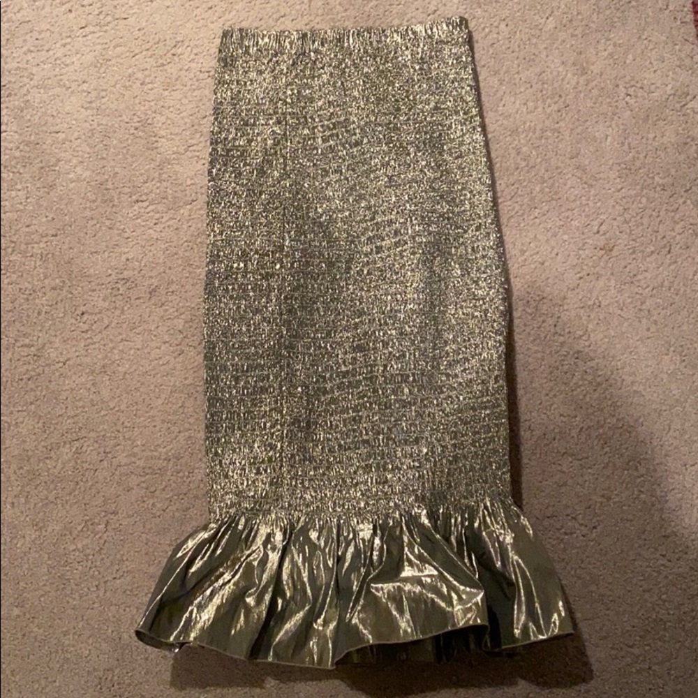 Stockholm atelier gold skirt